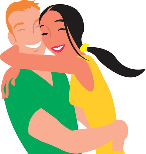husband and wife hug clipart - Clip Art Library