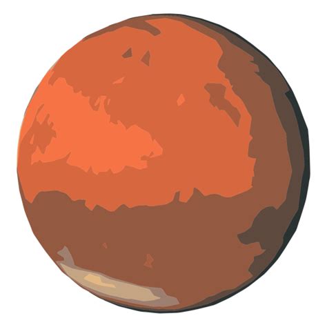 Mars Planet Icon PNG & SVG Design For T-Shirts