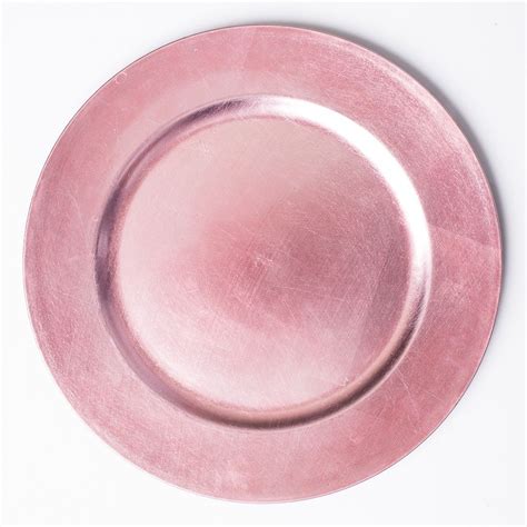 13 in. Blush Pink Charger Plate 4/pack - Harbormill Chanel Wedding, Chanel Party, Ivory Wedding ...