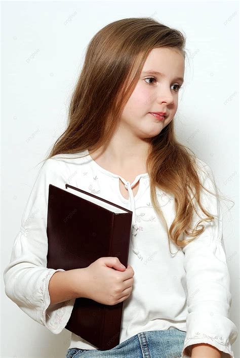 The Girl Reading A Book Kids Beautiful Schoolgirl Photo Background And Picture For Free Download ...