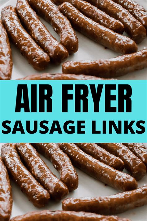 Air Fryer Sausage Links - Air Fryer Eats