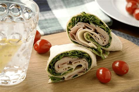 Gluten-Free Ham and Cheese Wrap with Honey Mustard