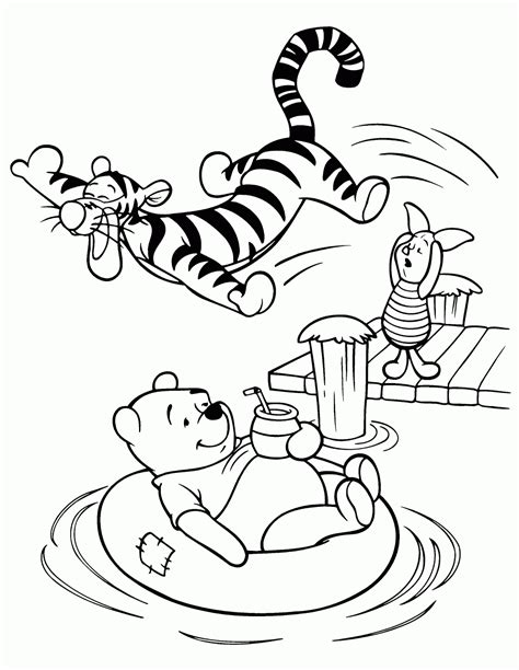 7 Walt Disney Winnie The Pooh and Friends Coloring Pages