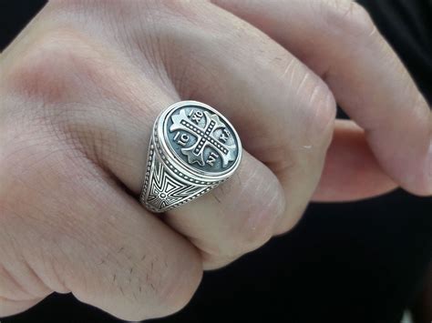 Anillo de hombres sello Männerring Signet chevalière homme | Etsy