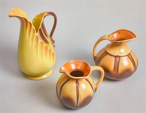 Mosa - three Art Deco jugs - Catawiki