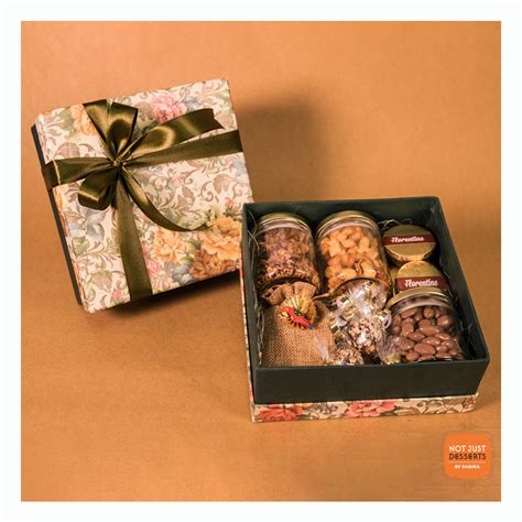 A touch of floral to take the pretty in your Diwali hamper to the next level. Hurry and order ...