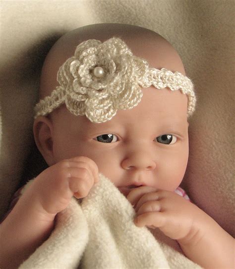 Crochet Flower Headband Pattern Baby - Franklin Morrison's Coloring Pages