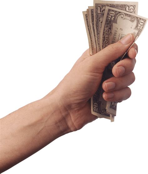 Hand Holding Cash Money transparent PNG - StickPNG