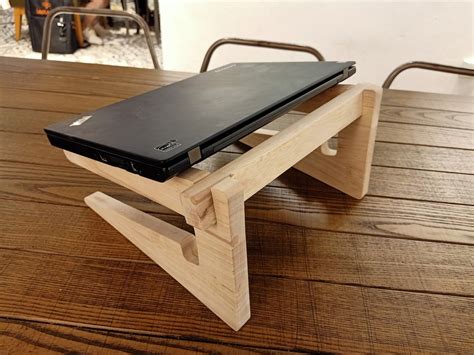 Laptop Stand Wood laptop stand Computer Wood Stand Portable | Etsy