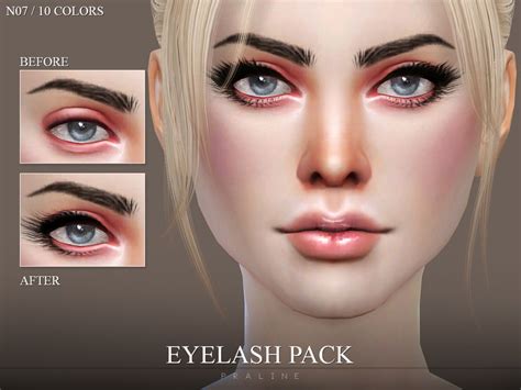 Eyelash Pack N07 - The Sims 4 Catalog