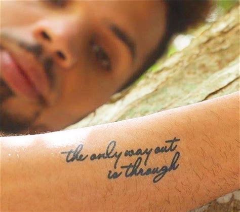 Temporary Tattoos - "The Only Way Out Is Through" Manifestation Tattoo Great Tattoos, Unique ...