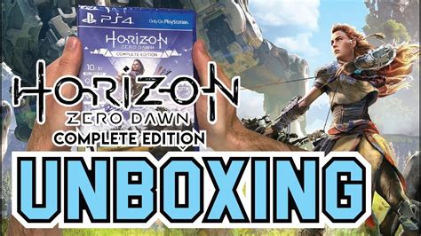 Horizon Zero Dawn Complete Edition (PS4) Unboxing !! - YouTube