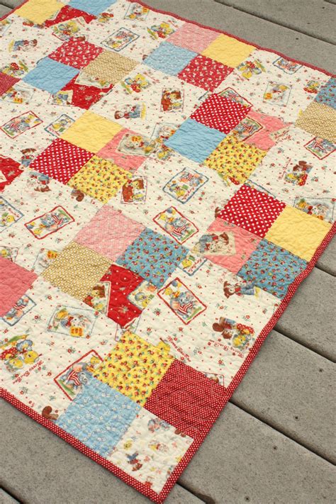 Quilt Pattern Large Print Fabric