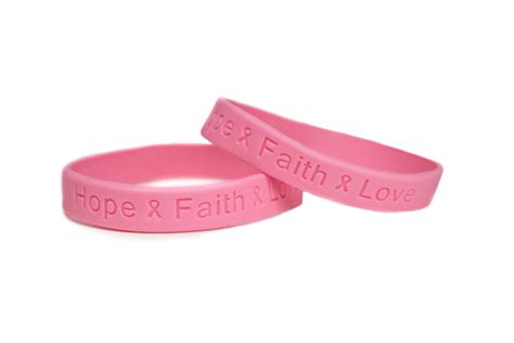 Breast Cancer Wristbands Bulk | MedicineBTG.com