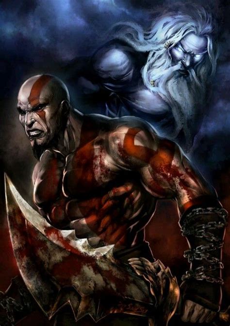 Kratos vs Zeus Kratos God Of War, Gods Of War, God Of War Series, War Tattoo, War Artwork, Game ...