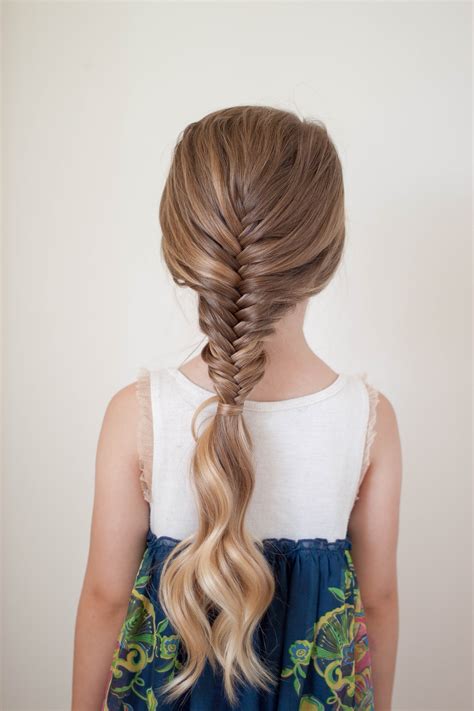 Cute Girls Hairstyles Fishtail Braid - Trends Hairstyles