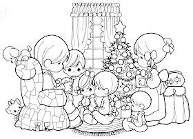 Coloring Pages: Christmas – free precious moments coloring pages