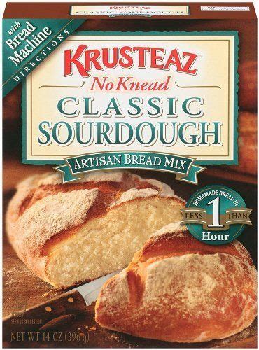 Krusteaz, Sourdough Bread Mix, Artisan Bread and Bread Machine Mix, 14oz Box (Pack of 3 ...