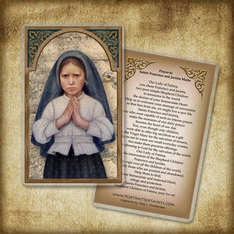 Sts. Francisco and Jacinta Marto Wood Plaque and Holy Card - Etsy