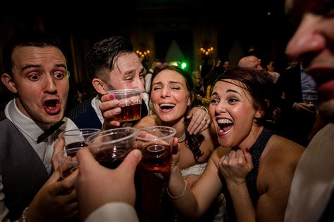 25 utterly crazy wedding party photos after the first dance