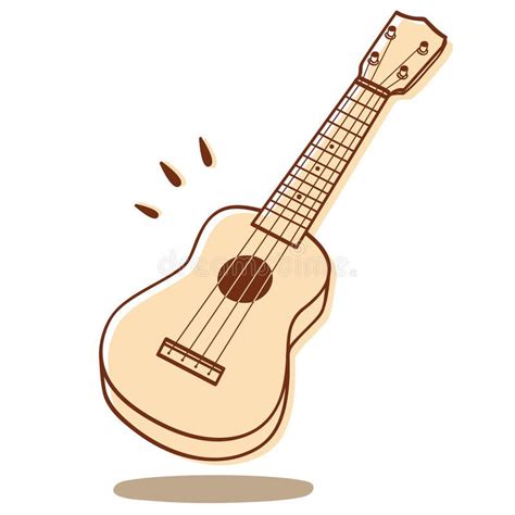 Ukulele vector. Illustration of an ukulele isolated on white background ...