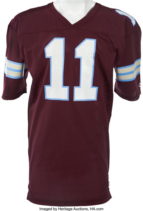 1983-84 Bobby Hebert Game Worn USFL Michigan Panthers Jersey. ... | Lot ...