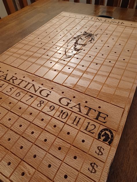 Horse Race Game Board - Etsy