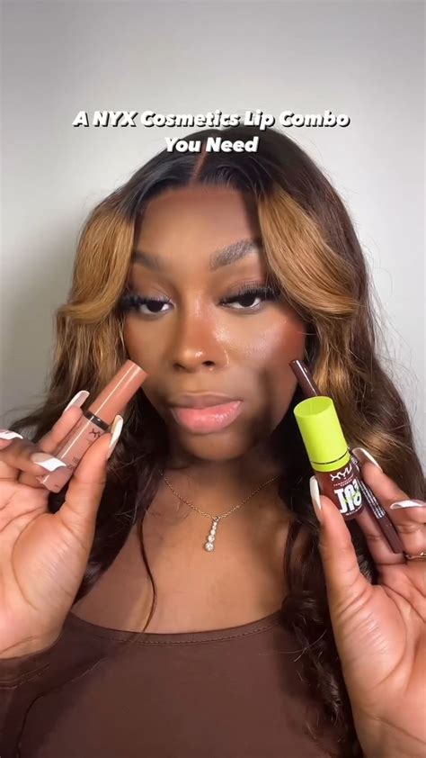 Stunner lip combo NYX cosmetics in 2024 | Brown skin makeup, Makeup for black skin, Dark skin makeup