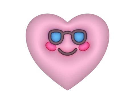 3d Emoji Heart PNGs for Free Download