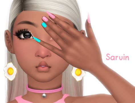 Saruin in 2022 | Sims 4, Nails, Sims 4 mm cc