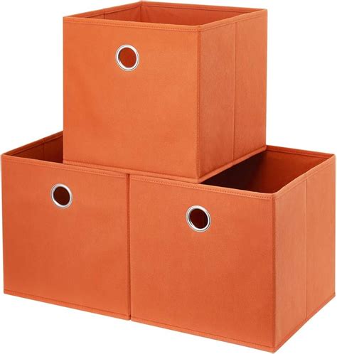 Amazon.com: HSDT Orange Storage Cubes Bins 11x11x11 Cubicle Cubes ...