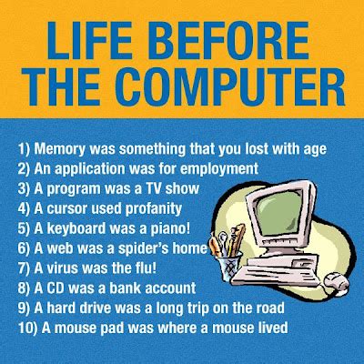 Life Before The Computers