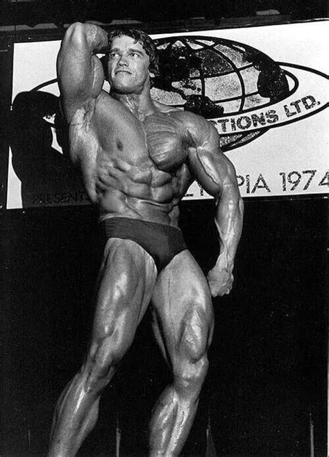 Arnold at the 1974 Olympia | Arnold schwarzenegger bodybuilding, Arnold bodybuilding, Arnold ...