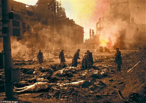 February 13, 1945 the Allied bombing attack on Dresden took place. The 800-bomber raid dropped ...