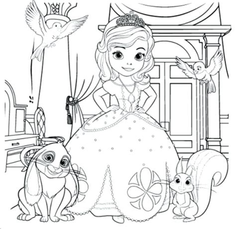 Princess Sofia The First Coloring Pages at GetColorings.com | Free ...