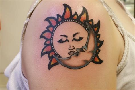 Sun And Moon Tattoo Designs: Get Inked With Something Divine