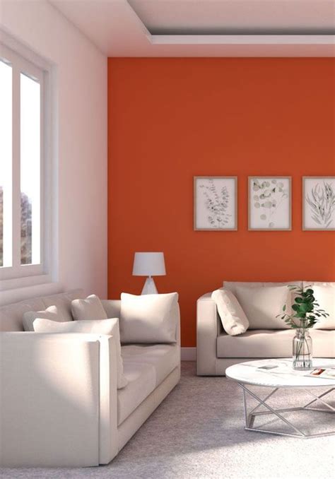 25 Bright And Cheerful Orange Accent Wall Ideas - DigsDigs