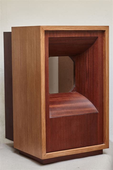 The TrueFi Tannoy Enclosure – The Manufacture | Wood speakers, Speaker projects, Speaker design