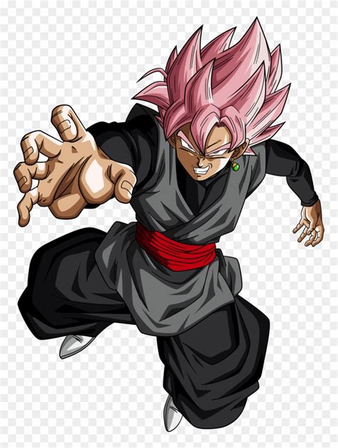 Goku Black Rose Png - Super Saiyan Black Goku, Transparent Png - 773x1034(#72536) - PngFind