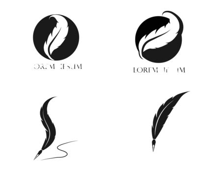 Feather Logo Vector Ink Corporate Business Vector, Ink, Corporate, Business PNG and Vector with ...