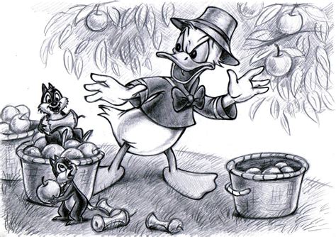 Donald Duck, Chip and Dale by zdrer456 on DeviantArt