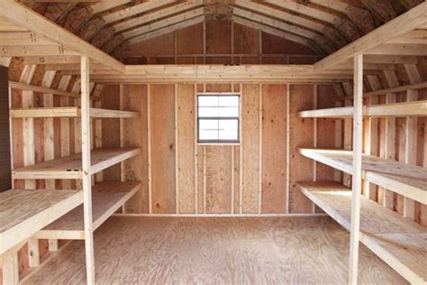 The Shelving Unit | Shed shelving, Storage shed organization, Outdoor storage sheds