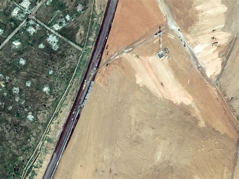 Satellite photos show Egypt building Gaza wall as Israel’s Rafah push looms | Israel-Palestine ...