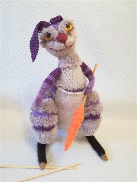 Raz Purple kangaroo Ice Age Rassmussen | Etsy