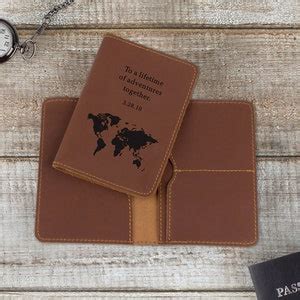 Passport Case, Personalized Passport Case, Engraved Passport Case, Custom Leather Passport Case ...