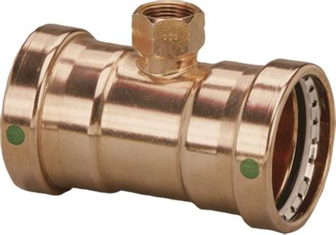 VIEGA 20873 4 x 4 x 3/4 COPPER PROPRESS FEMALE TEE - Ohio Pipe, Valves, & Fittings, Inc.