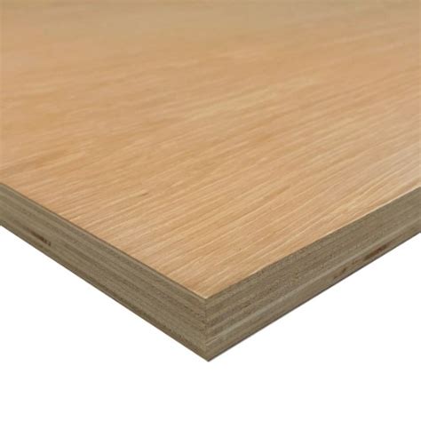 Crown Cut Oak Veneered Plywood 2440mm x 1220mm (8' x 4') - Atlantic Timber