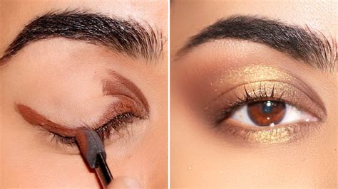 3 Beginner Friendly GOLD Eyeshadow Looks in 5 Minutes or Less! - YouTube