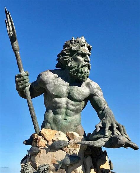 Outdoor Large Beach Decoration Bronze Sea God Poseidon Sculpture for Sale BOKK-H01 | Neptune ...