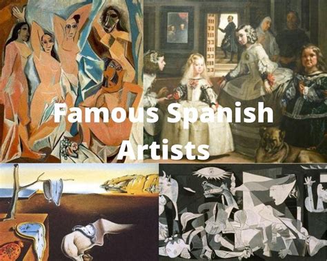 13 Most Famous Spanish Artists - Artst